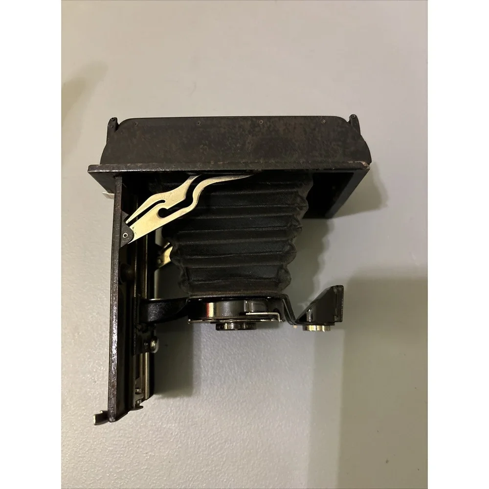 Eastman Kodak No 1 Kodex Hawk-Eye Model B Folding Bellows Camera Black Fair